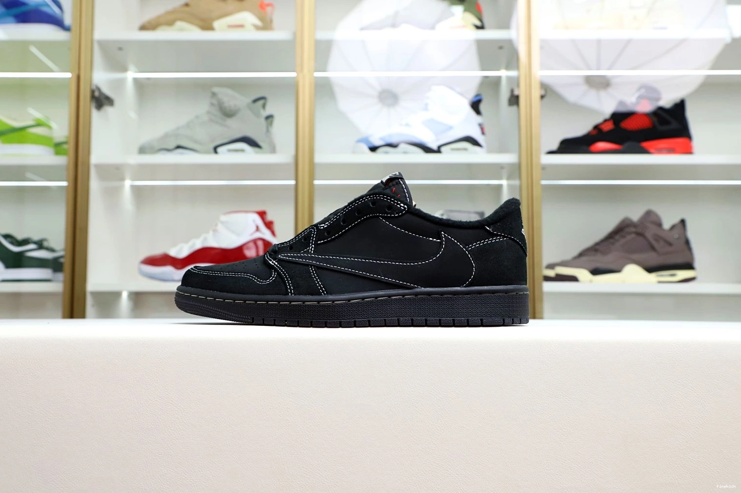 TRAVIS NIKE JORDAN X LOW SCOTT AIR “BLACK PHANTOM” 1 OG 0128